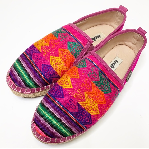 inkkas Shoes - INKKAS SERAPE SOUTHWEST TRIBAL ESPADRILLE SLIP-ON